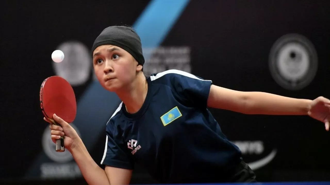 Айназ Адильгереева завоевала бронзу на турнире по настольному теннису в Батуми