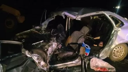 Четверо погибли в ДТП с асфальтным катком в Актюбинской области