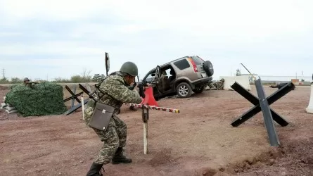 Әскерилер стратегиялық нысандарды қорғау бойынша дайықтарын пысықтады