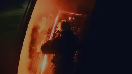 В Алматинской области потушен пожар в сварочном цеху
