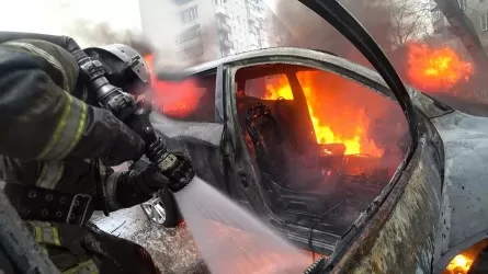 В МЧС РК готовы к тушению электромобилей в случае их возгорания