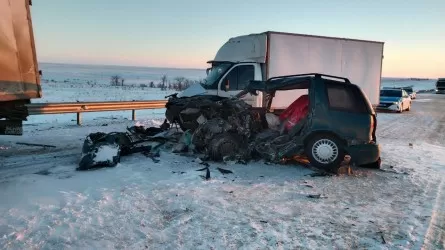 Семья погибла в ДТП в Актюбинской области