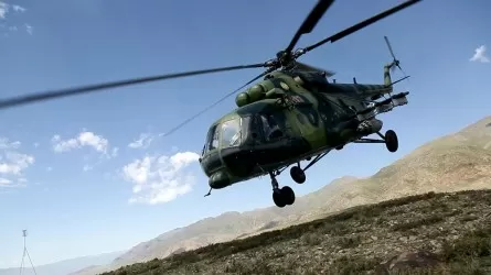 В Кыргызстане потерпел крушение военный вертолет