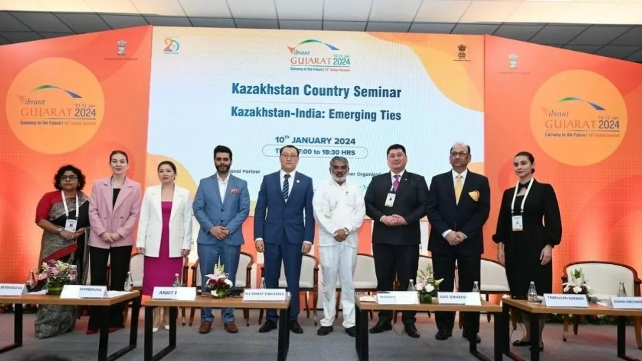 Kazakhstan took part in Gujarat Summit