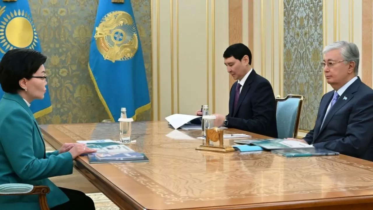 Еңбек министрі Президентке әлеумет және еңбек салаларын дамыту бойынша есеп берді
