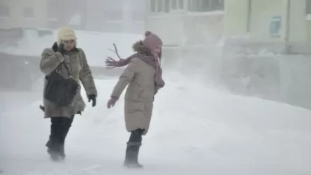 Елімізде қар жауып, жел күшейеді 