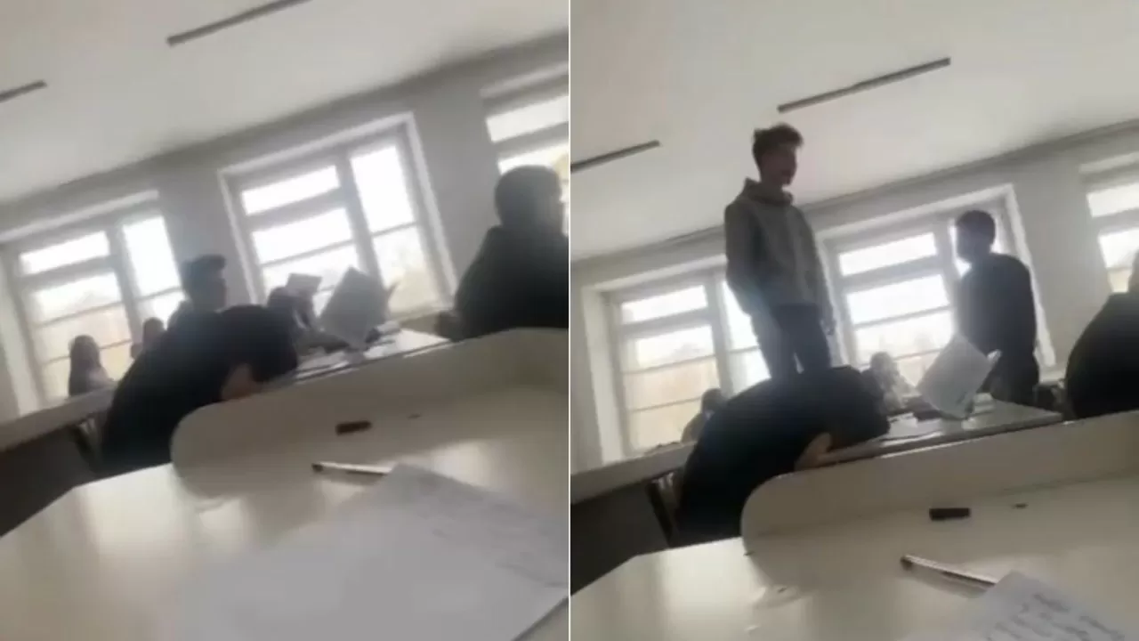 Павлодарда сабақ үстінде TikTok түсірген оқушыны ұрған мұғалім жұмыстан босатылды