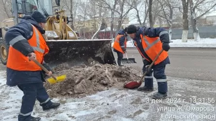 Астанадан күндізгі ауысымда 700-ге жуық жүк көлігі қар шығарды