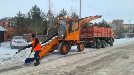 Қыс басталғаннан бері Астанадан млн текше метрге жуық қар шығарылды