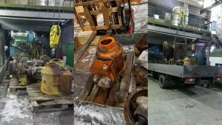 Чтобы украсть запчасти, воры проломили стену завода в Абайской области 