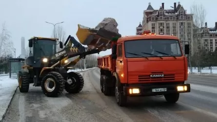 Астанада 2,6 мыңнан астам жұмысшы қар күреуге шықты