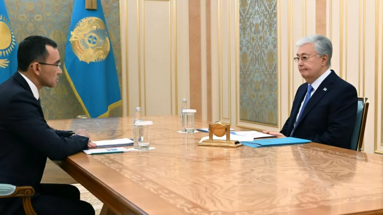 Мемлекет басшысы Сенат төрағасы Мәулен Әшімбаевты қабылдады
