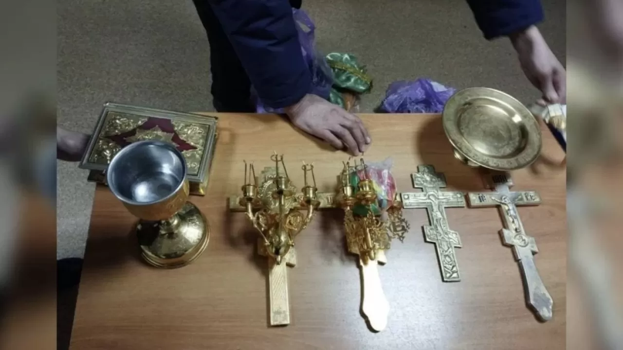 Қостанайда бұзақы шіркеуден 1,2 млн теңгенің мүлкін ұрлаған