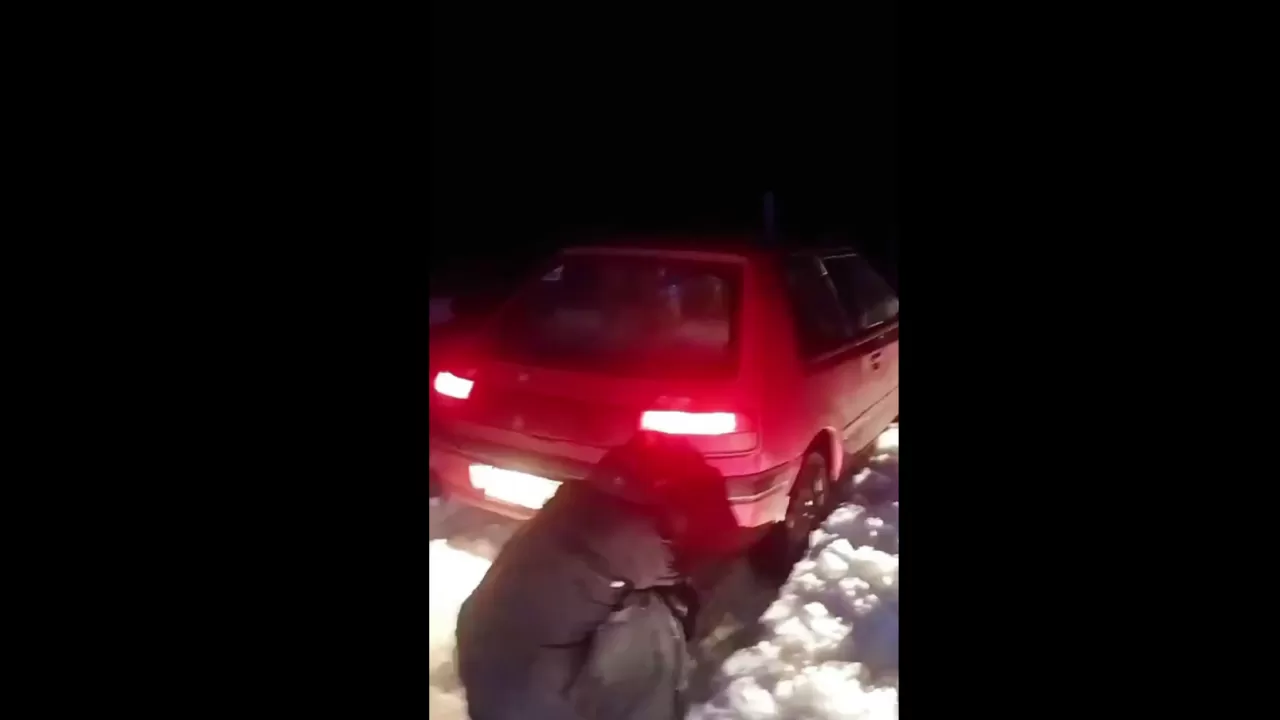 В Туркестанской области семью спасли из снежного заноса