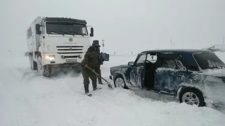 Ауа райының қолайсыздығына байланысты 6 облыста жолдар жабылды
