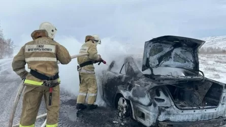 Пожары уничтожили 18 авто в Восточно-Казахстанской области