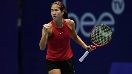 Казахстанка Жибек Куламбаева добилась успеха на теннисном турнире в Мумбае 