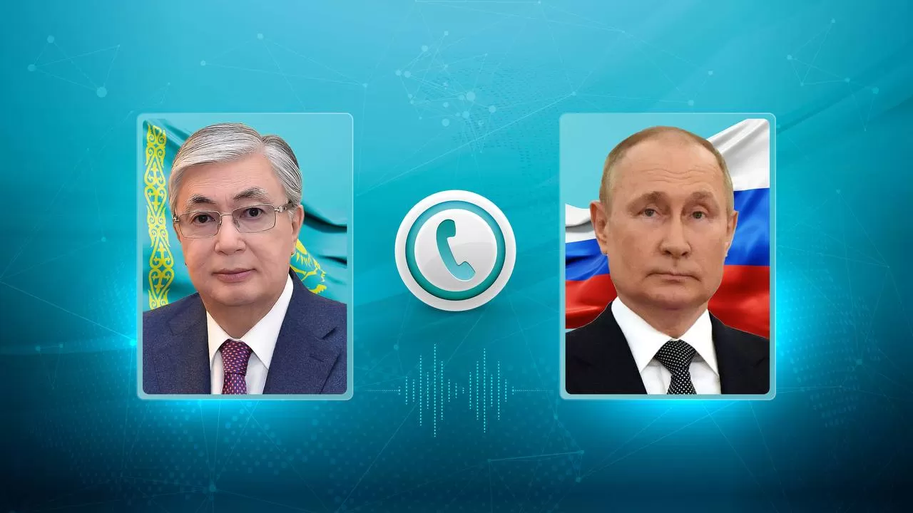 Токаев в телефонном разговоре с Путиным выразил соболезнования и поддержку после теракта