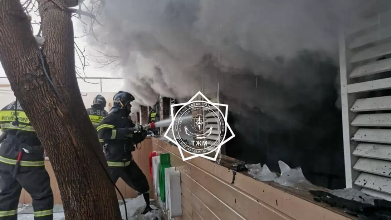 Ресторан cгорел в Усть-Каменогорске