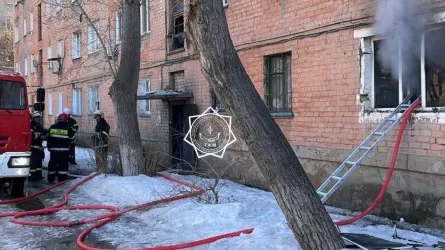 Пожар в квартире Павлодара: эвакуировано и спасено 6 человек 