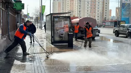 В Астане началась масштабная весенняя очистка города