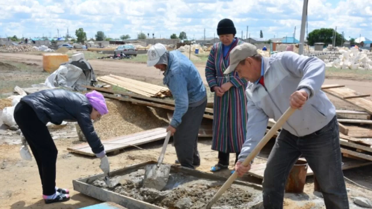 Ақтөбе облысында тасқыннан зардап шеккендерге арналған үйлердің құрылысы басталды