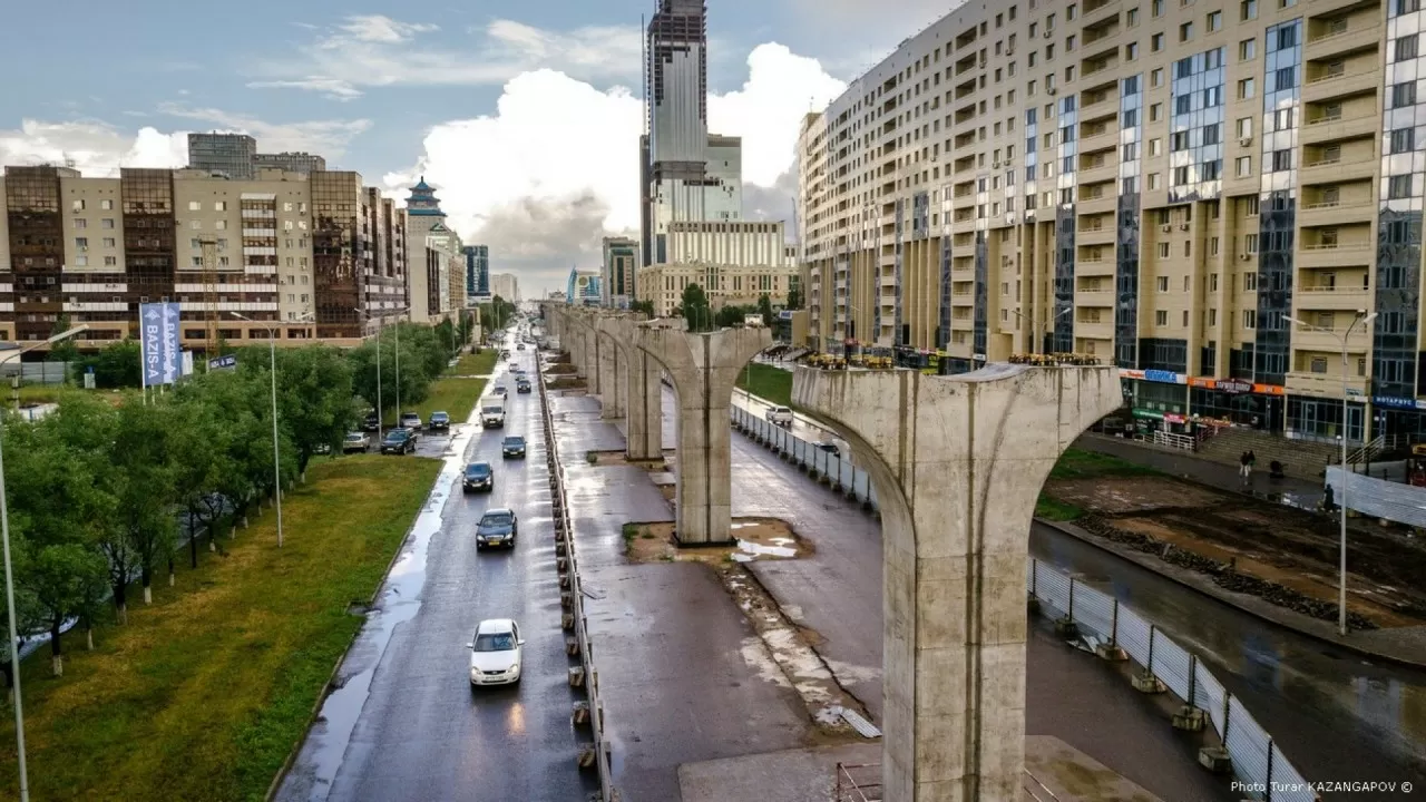 Строительство LRT: в Астане на несколько месяцев закроют движение по улице Сыганак