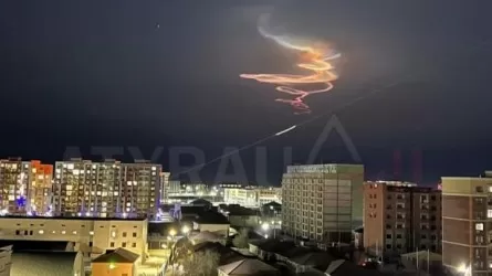 Невероятное свечение удивило жителей Атырау
