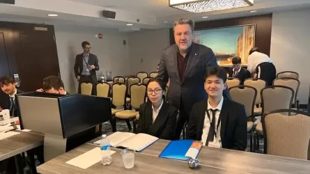 Казахстанские студенты выступили в соревнованиях по международному праву в Вашингтоне