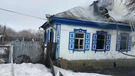 Солтүстік Қазақстанда үй өртеніп, екі бала мерт болды