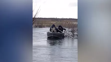 Пожилой охранник спасен полицией из зоны затопления в Петропавловске