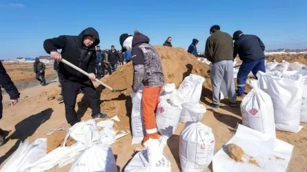 Атырау облысында су тасқынына қарсы жұмыстар кезінде адамның бас сүйегі табылды