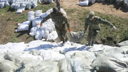 105 тыс. кубометров воды откачали в Кульсары 