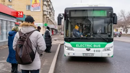 Астанада 18 метрлік 40 жаңа автобус шығарылды 