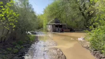 В Уральске люди отказываются покидать свои дома, несмотря на затопление