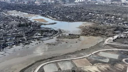 Токаев облетел подтопленные районы Костанайской области 