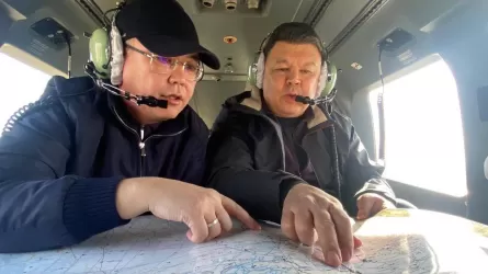 Бозумбаев руководит спасательными работами в Атырауской области