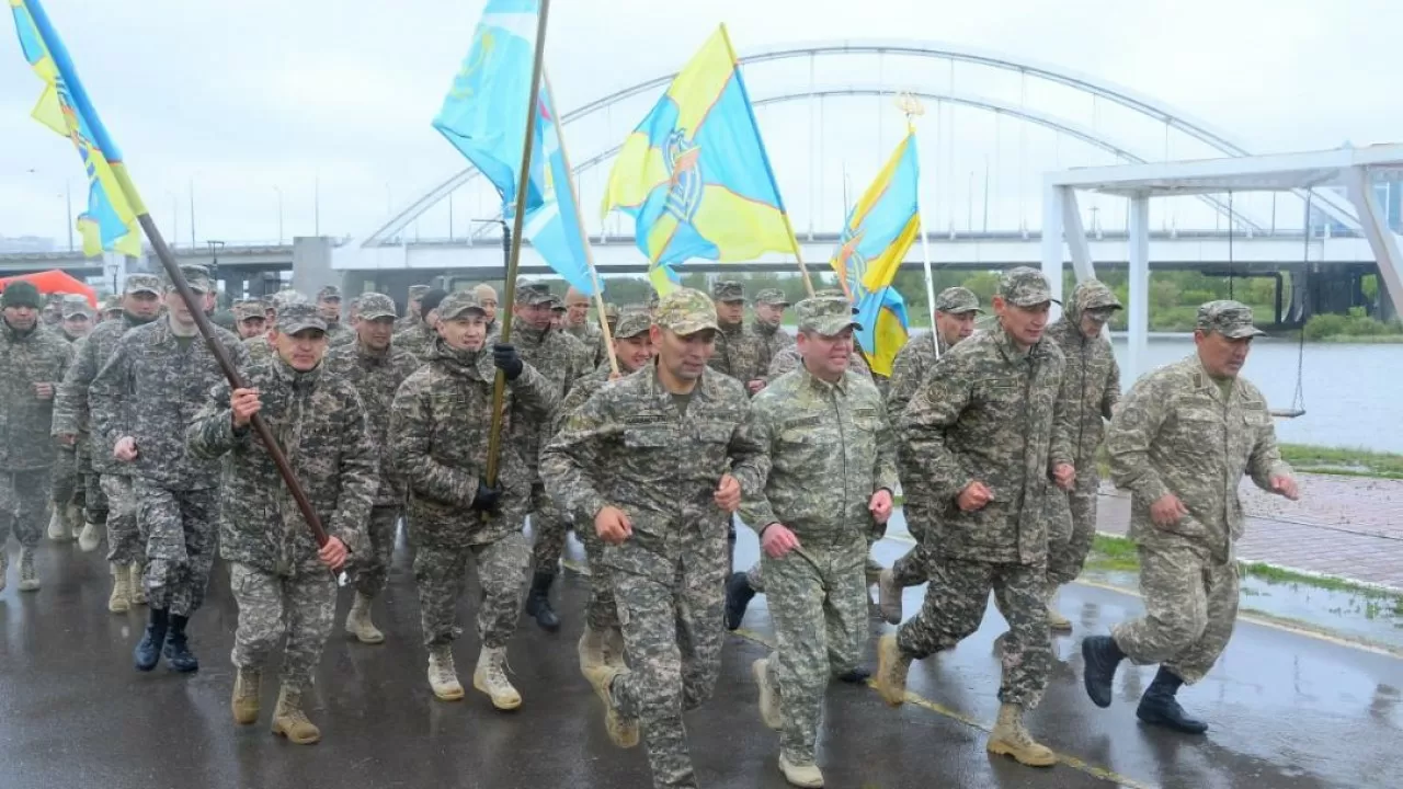 Забег памяти Героев Победы прошел в Астане