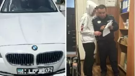 Алматыда ер адам есірткіге мас күйде көлік ұрлап кеткен