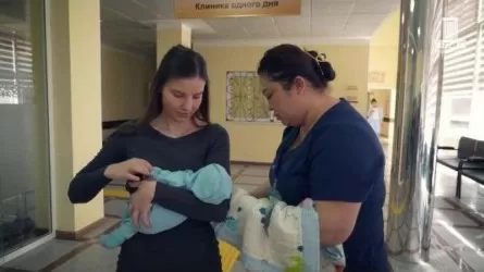 Украиналық келіншек Шымкенттегі периниталдық орталықта босанды