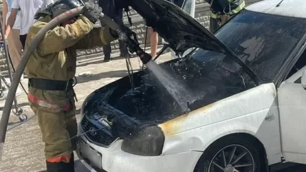 За день в РК сгорели четыре автомобиля и один трактор