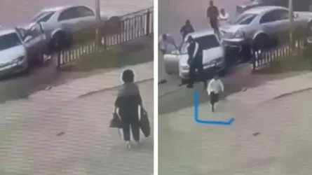 Жезқазғанда 5 жасар бала көлік тізгіндеп, бір топ адамды басып кетті