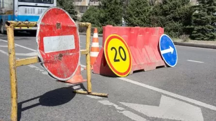 Елордада Бөкеев көшесінің учаскесі уақытша жабылды 