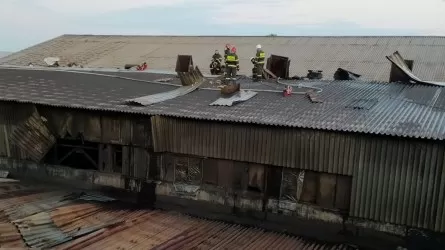 В Павлодаре горело помещение литейного производства