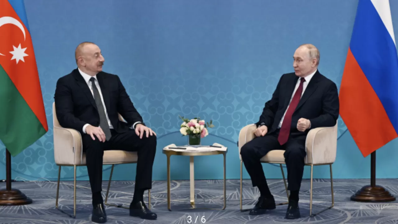 Астанада Путин мен Әлиев кездесті