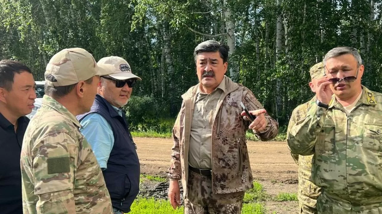 Что министр экологии и природных ресурсов делал в Акмолинской области?