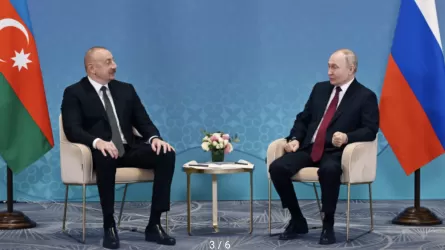 Астанада Путин мен Әлиев кездесті