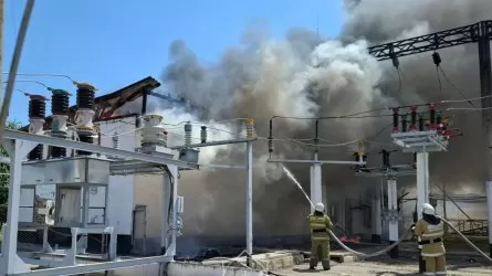 Пожар на трансформаторной станции потушен в Жамбылской области 