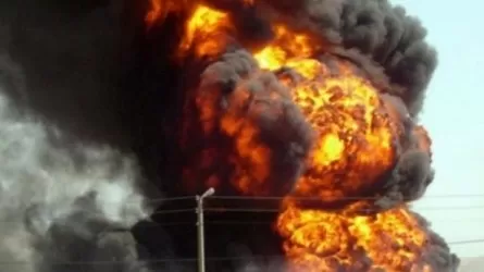 Құрылыс алаңында газ баллондары жарылып, бес адам қаза тапты