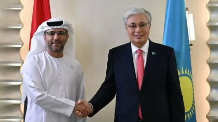 Президент Abu Dhabi Ports Group бас директоры Мұхаммед Әл-Шамисимен кездесті